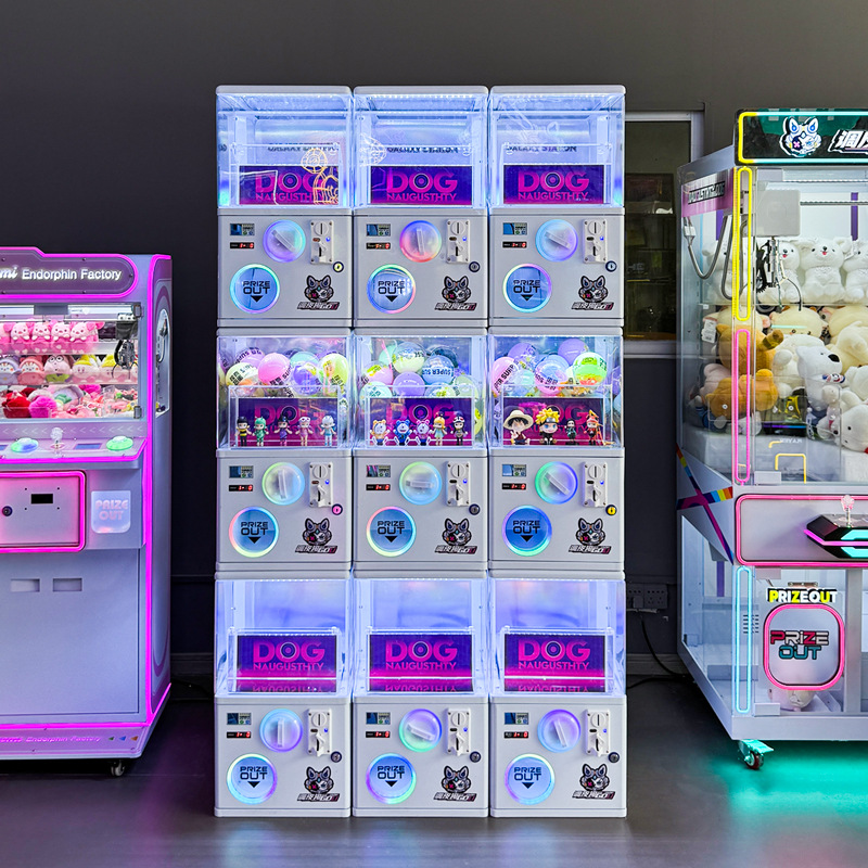 Prize Capsule Toy Machine - Mini Metal Capsule Toy Vending Machine