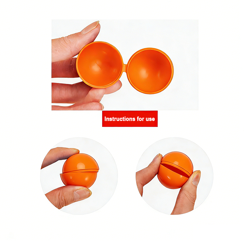 100-500Pcs 4CM Orange Plastic  - Open Vending Machine recension och pris