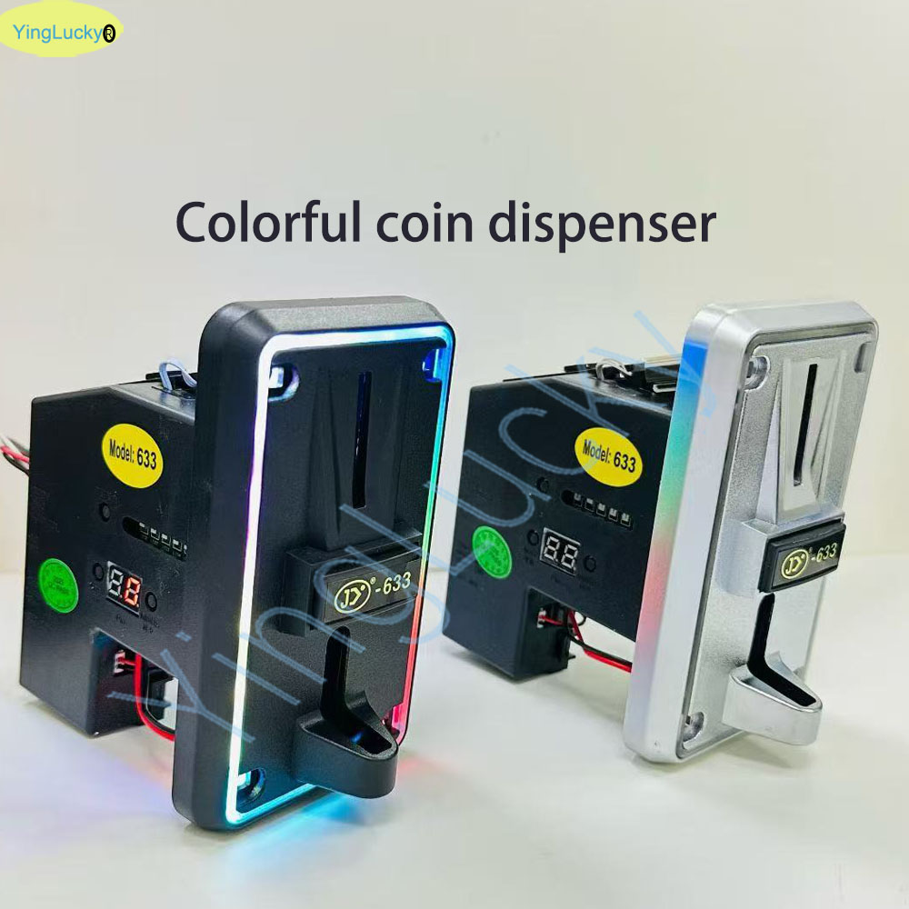 Colorful LED Multi Coin Accept - Arcade Ticket Machine recension och pris