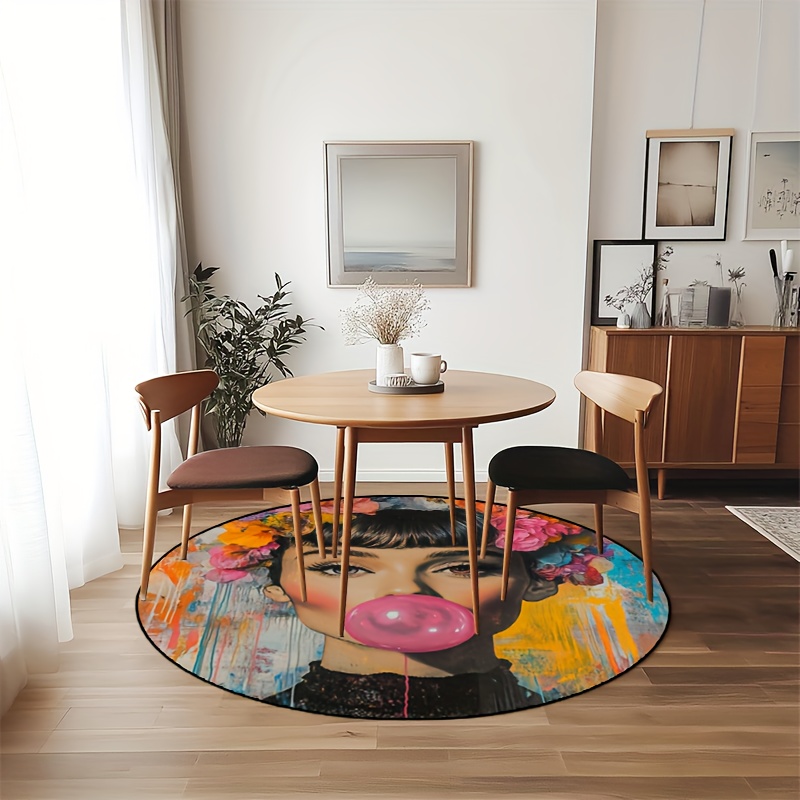 Graffiti Art Woman With Floral - Bubble Gum Machine recension och pris