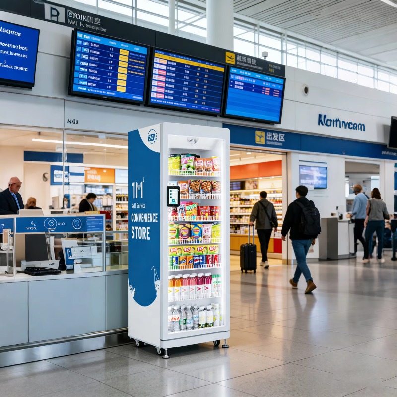 AI-Powered Open Door Combo Ven - Open Vending Machine recension och pris