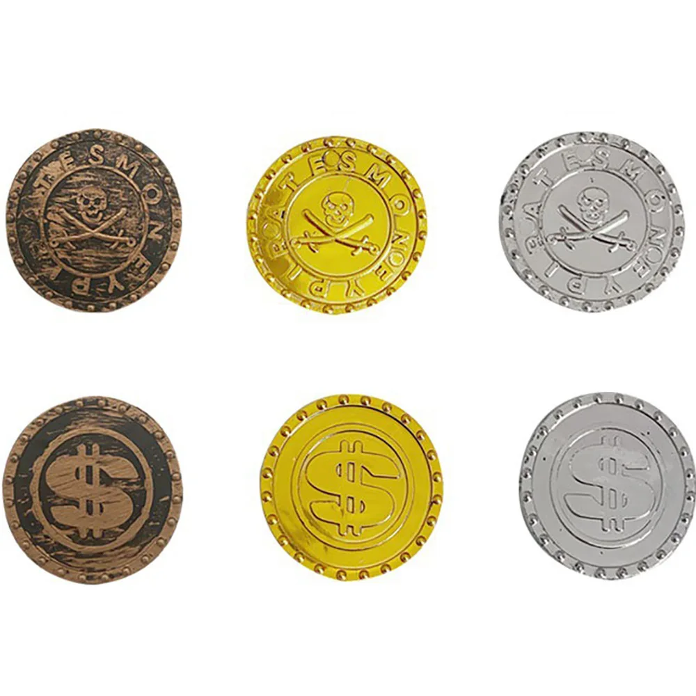 100/200PCS Plastic Pirate Gold - Arcade Game Coin recension och pris