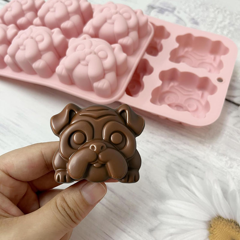 Bulldog Chocolate Silicone Mol - Hot Dog Vending Cart recension och pris