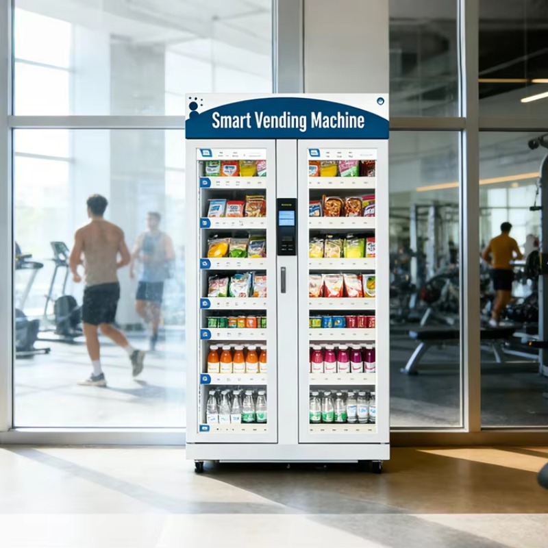 AI Smart Fridge EU/US Cashless - Open Vending Machine recension och pris