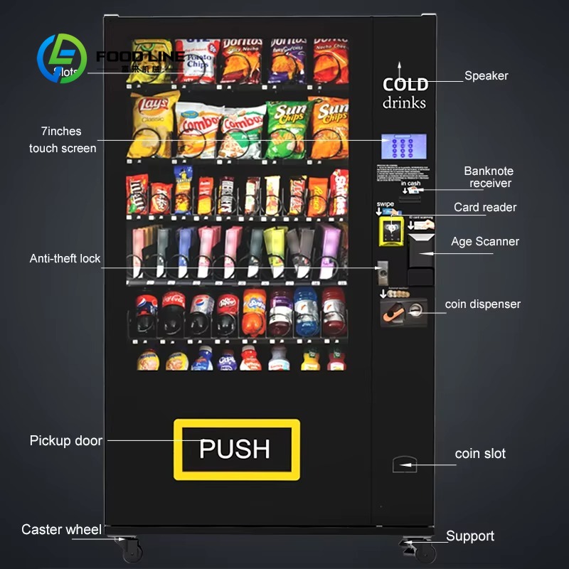 Snack and Drink Vending Machin - Open Vending Machine recension och pris