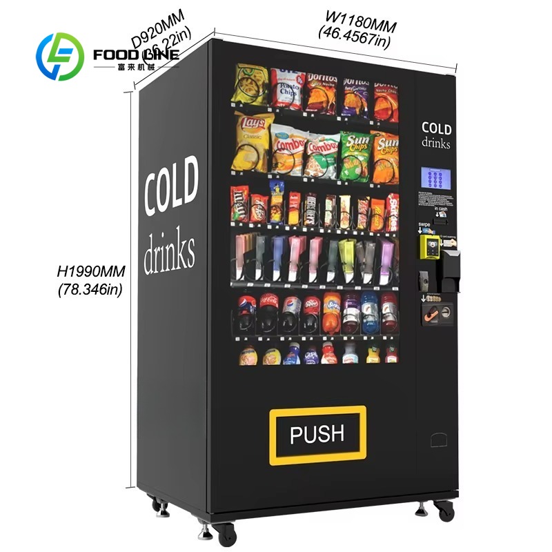 Snack and Drink Vending Machin - Open Vending Machine recension och pris