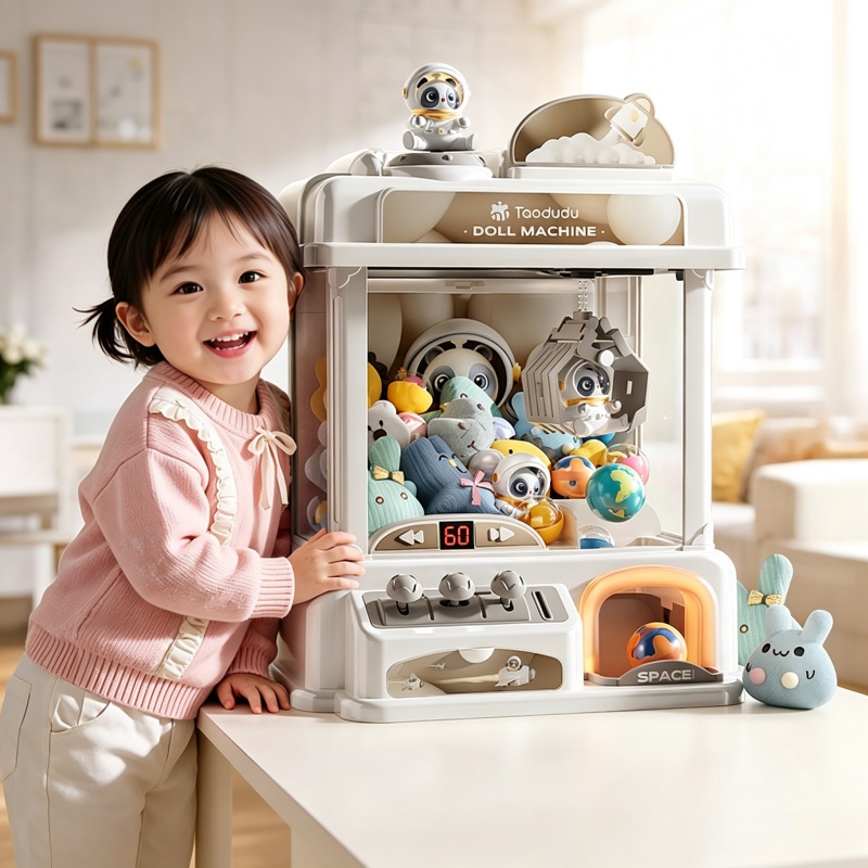 Children Mini Claw Machine Aut - Coin Operated Kiddie Ride recension och pris