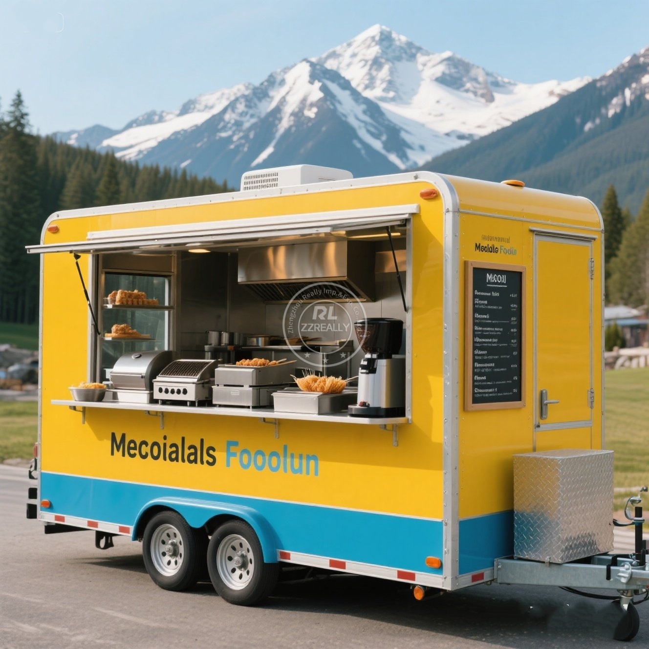 Customizable Food Trailer Manu - Hot Dog Vending Cart recension och pris