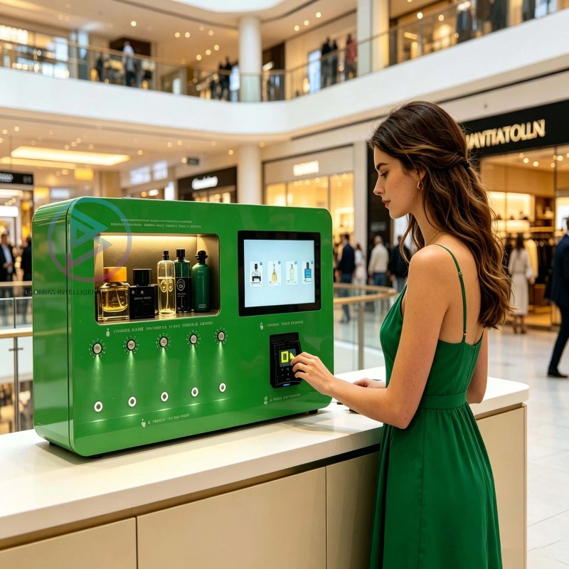 Wall Mounted Cologne Vending M - Open Vending Machine recension och pris