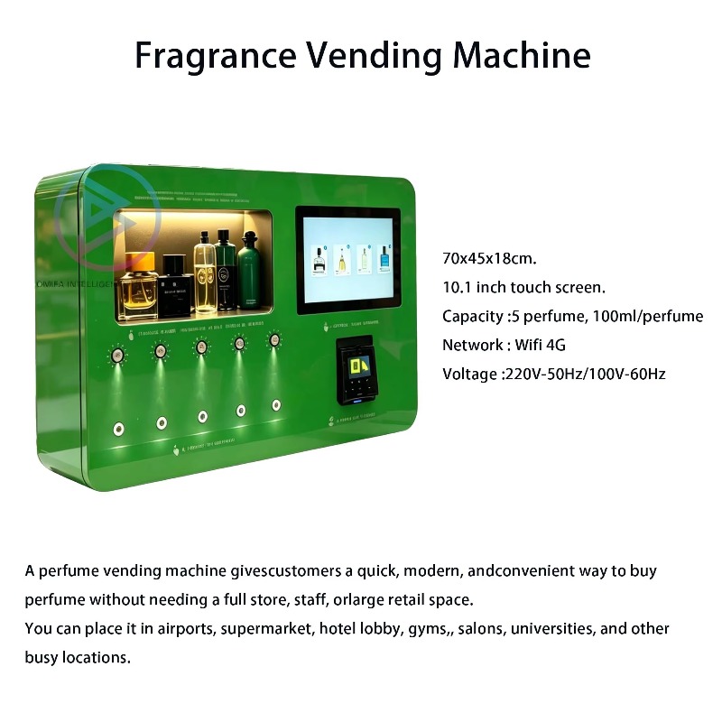 Wall Mounted Cologne Vending M - Open Vending Machine recension och pris