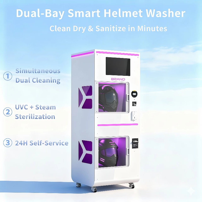 Custom Double Warehouse Helmet - Vending Machine Qr Code recension och pris
