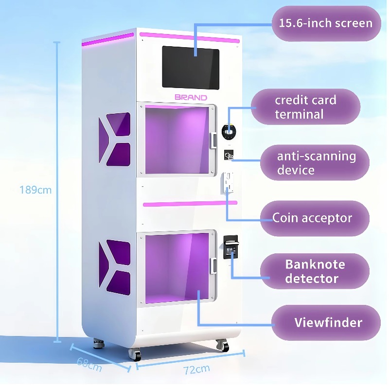 Custom Double Warehouse Helmet - Vending Machine Qr Code recension och pris