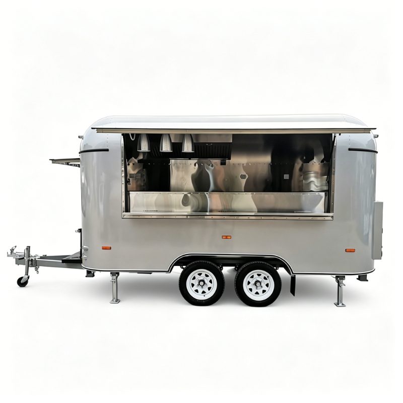 Food Cart Mobile Trailer Custo - Hot Dog Vending Cart recension och pris