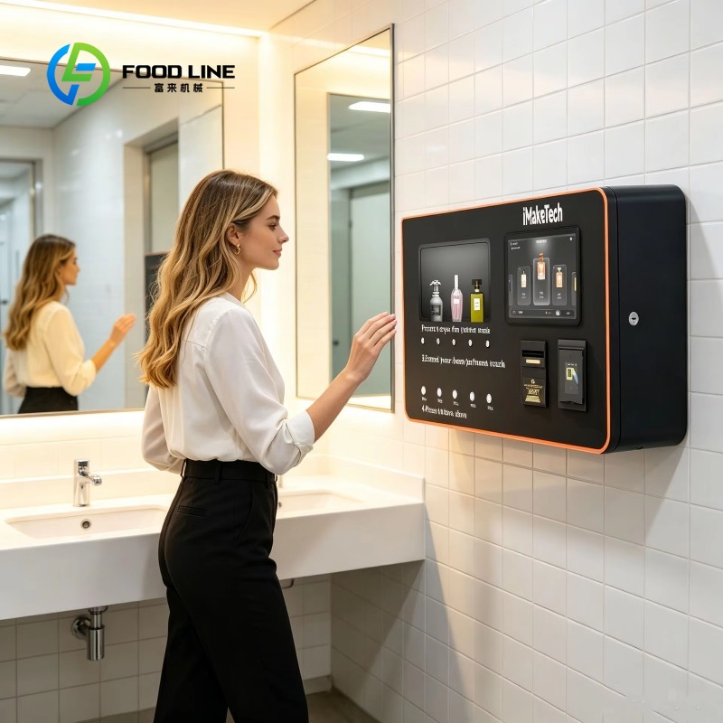 Self-service Perfume Spray Ven - Vending Machine Qr Code recension och pris