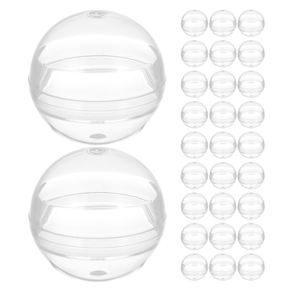 50Pcs 28Mm Clear Round Capsule - Open Vending Machine recension och pris
