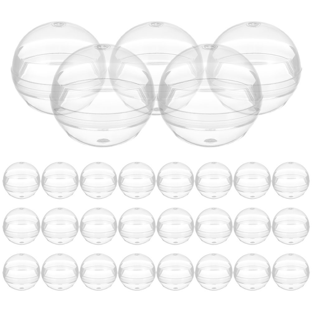 50Pcs 28Mm Clear Round Capsule - Open Vending Machine recension och pris