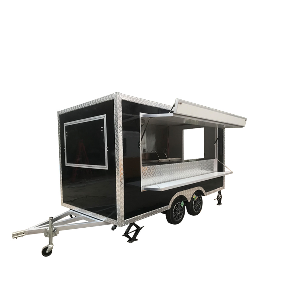 Large Space Square Fast Food T - Hot Dog Vending Cart recension och pris