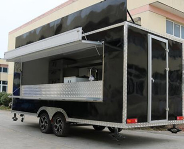Large Space Square Fast Food T - Hot Dog Vending Cart recension och pris