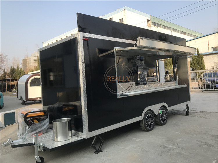 Large Space Square Fast Food T - Hot Dog Vending Cart recension och pris