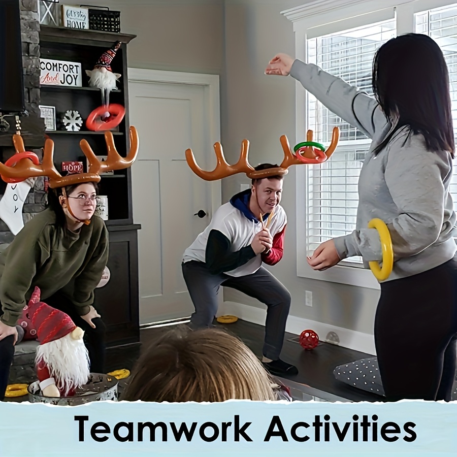 1 Set Inflatable Reindeer Horn - Basketball Arcade Game recension och pris