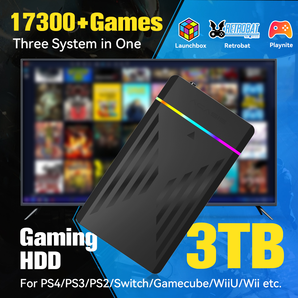 3TB Portable Gaming HDD Launch - Arcade X recension och pris